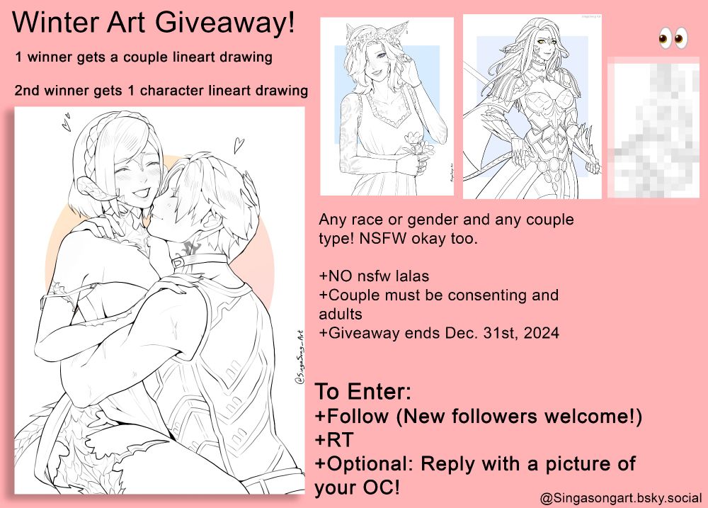 Art Giveaway flyer