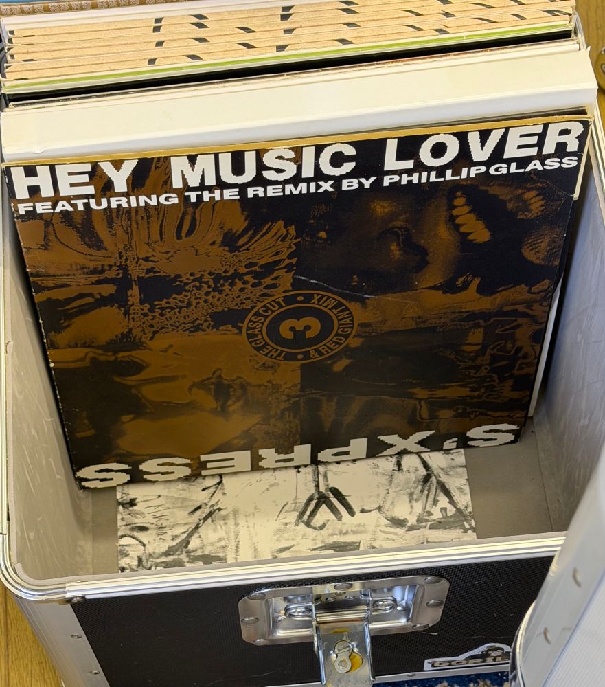 S’Express released 3 x 12” versions of Hey Music Lover. This is No3 and was remixed by Phillip Glass - didn’t save the best ‘til last as far as I can make out