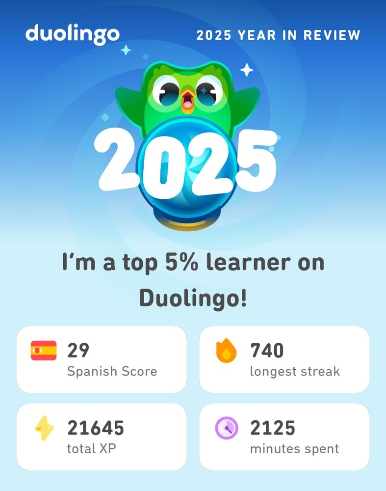 Duolingo 2025 year in review 