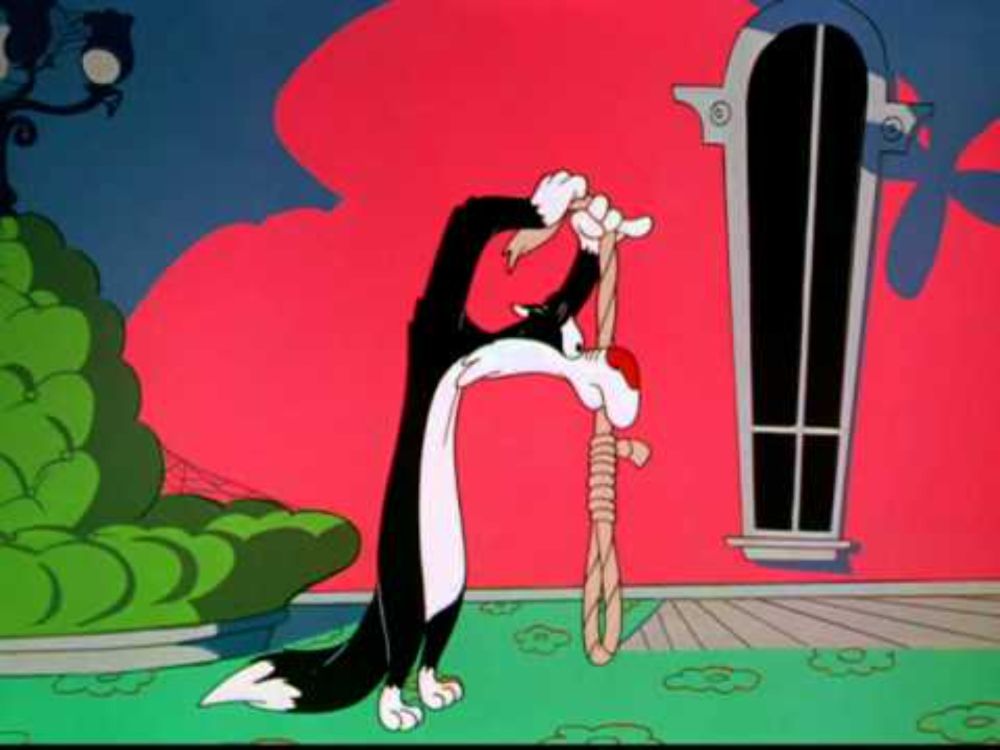 PORKY AND SYLVESTER - Claws for Alarm