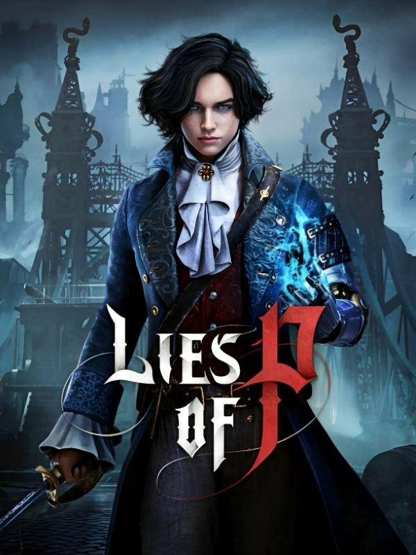 The boxart/cover art for Lies of P. 