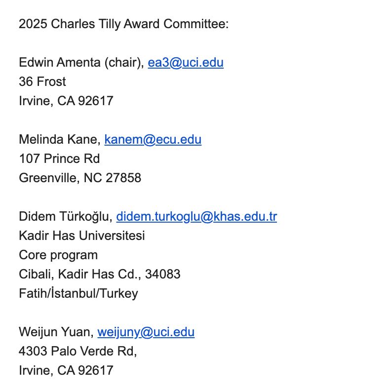 List of committee members