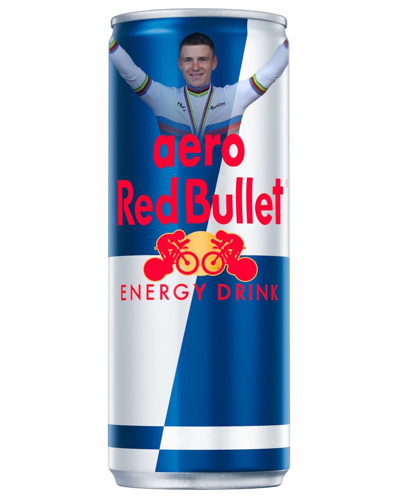 red Bull Dose mit remco drauf 
Anstatt Stiere remco in itt posi 

Schriftzug Aero Red Bullet