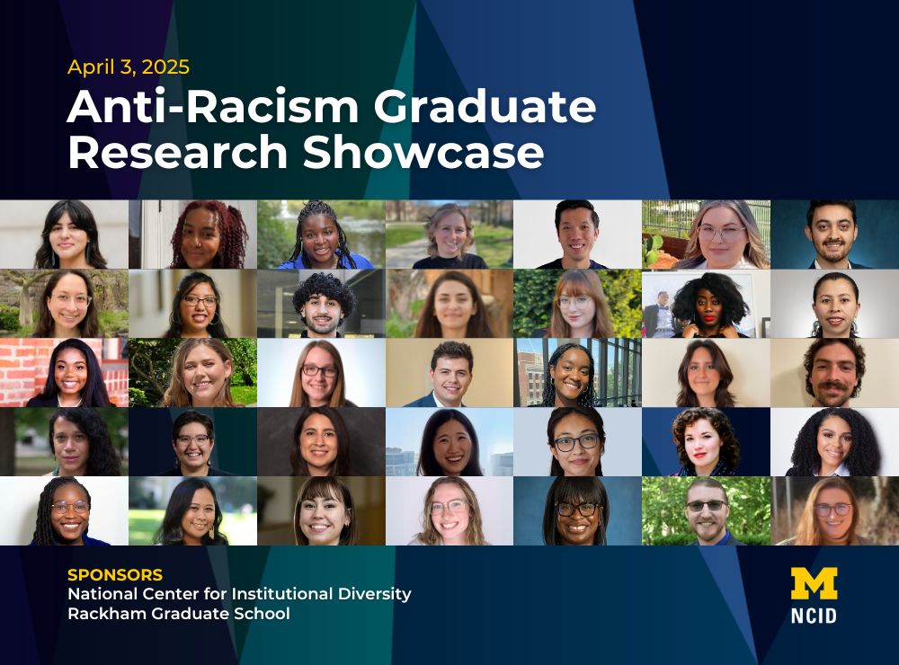 A photo of all of the 2024 NCID anti-racism graduate research grant recipients 