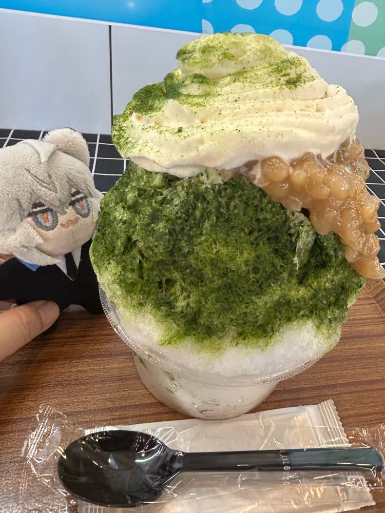 名古屋駅JR1番ホーム、「これがかき氷」の河越抹茶小豆ミルク