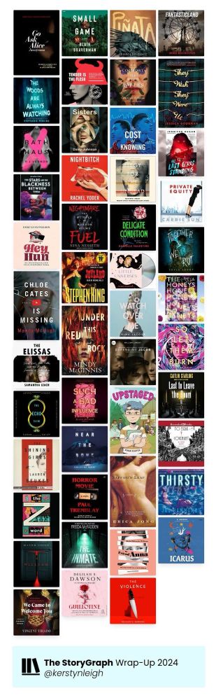 A collage of all the books I’ve read this year. 47 books. 