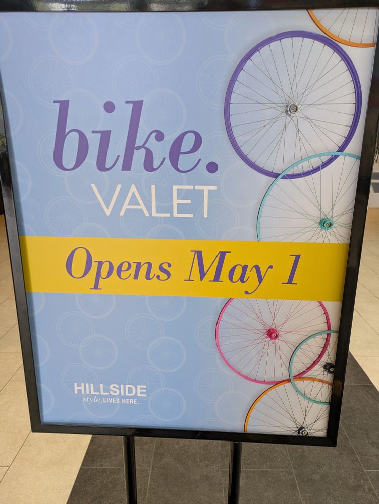 Bike valet opens May 1 at Hillside mall