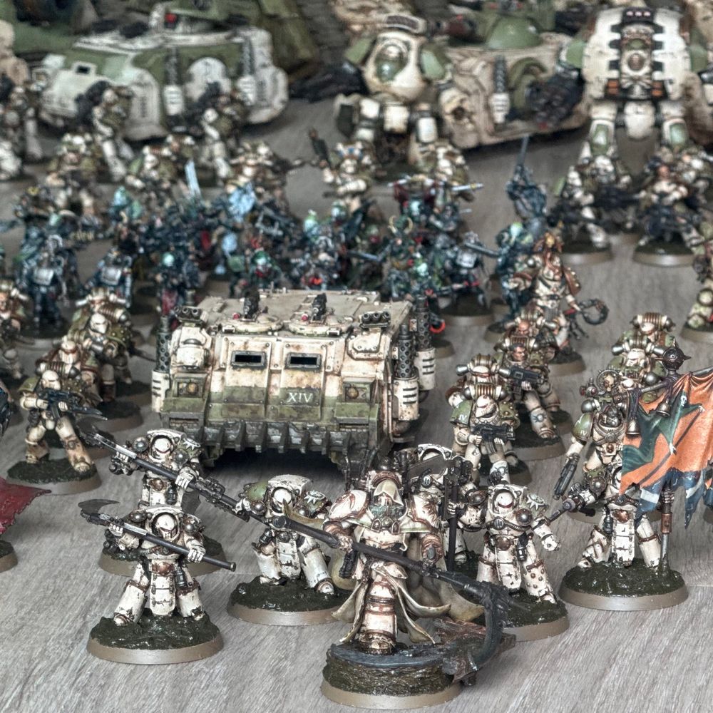 Mortarion leading the Death Guard