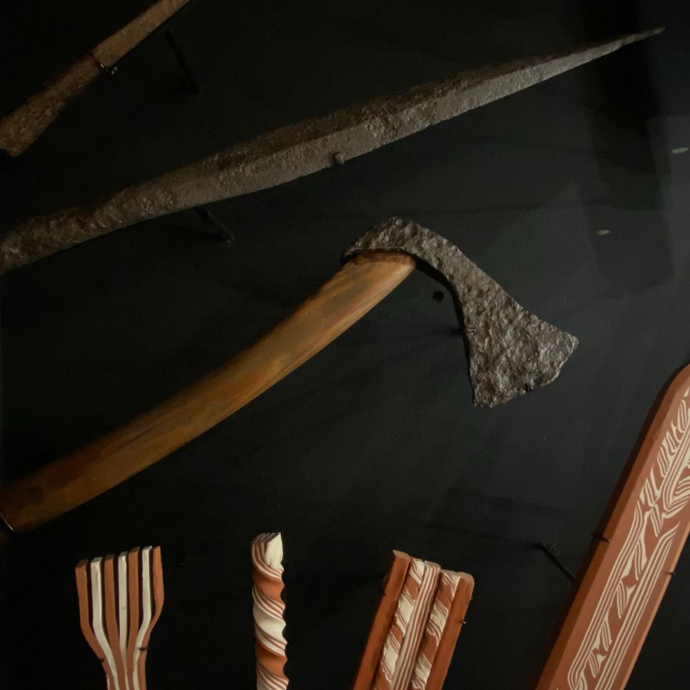 A throwing axe