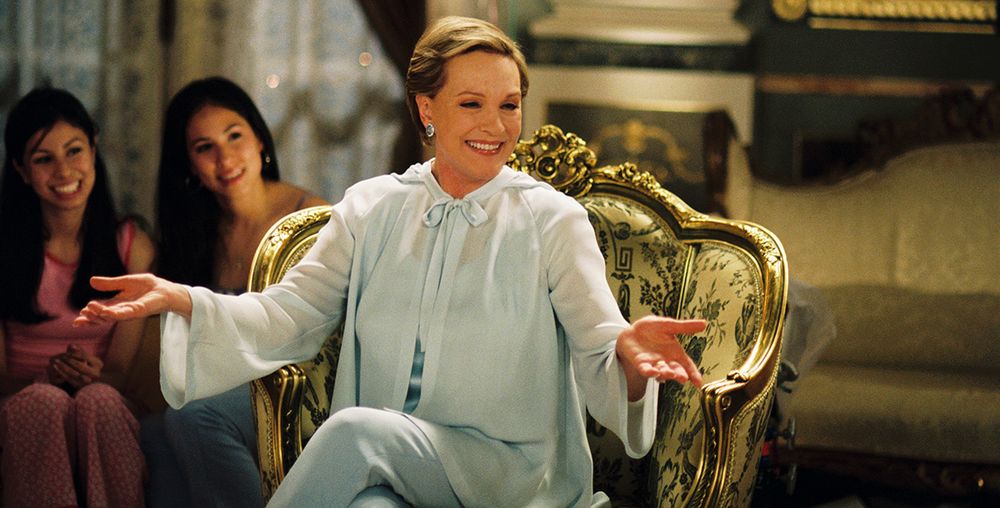 Julie Andrews as the Queen of Genovia in the Princess Diaries 2