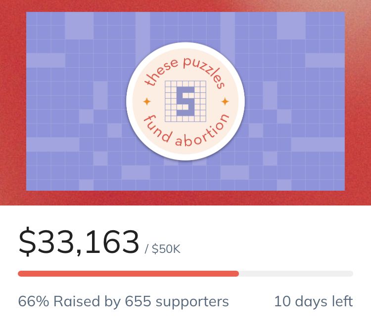 Screenshot of TPFA fundraising page showing TPFA5 logo. The fundraising line is at 33,163 towards the 50K goal.