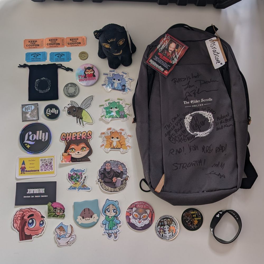 msradcore sharing keepsakes from the ESO Meetup in Las Vegas, April 2023