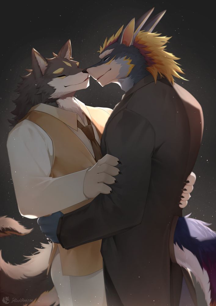 dragon wolf wedding