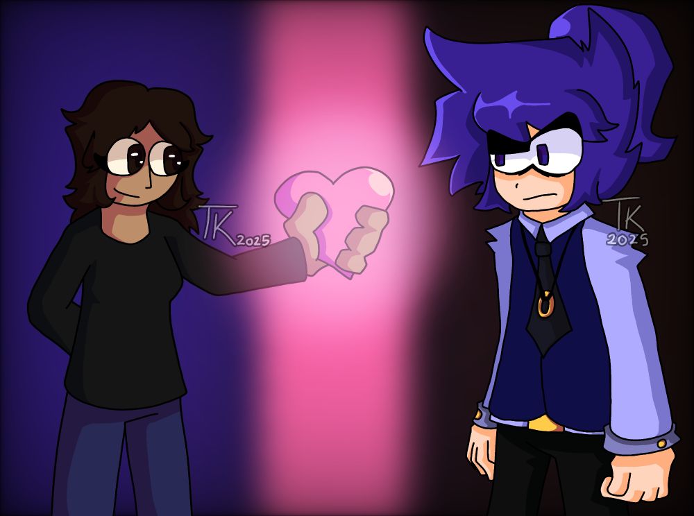 Jade by lachica-unica, and Trevor by MICRO_CIRCUIT
