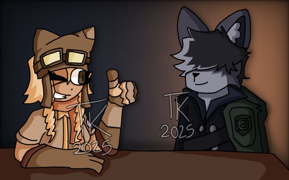 Cassie and Bradly, both by c0rruptzie. 2 characters for Roses Beneath