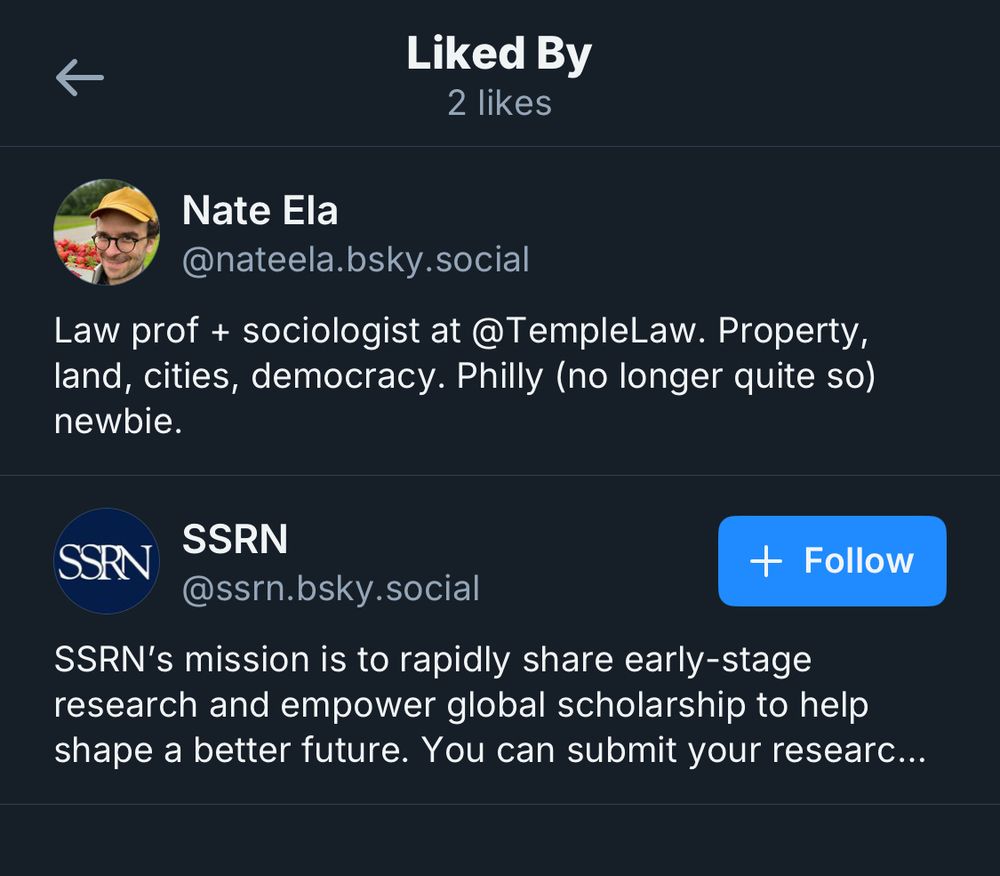 SSRN account hit like on a GIF that says “I hate it here!” which was a reply to my satirical comment about AI generated manuscripts getting submitted to law reviews