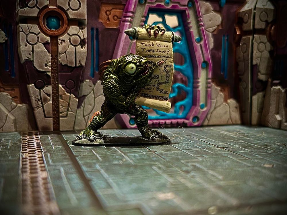 How will he navigate these strange doorways and devices.