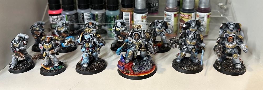 The completed Wolfspear combat patrol in all its glory