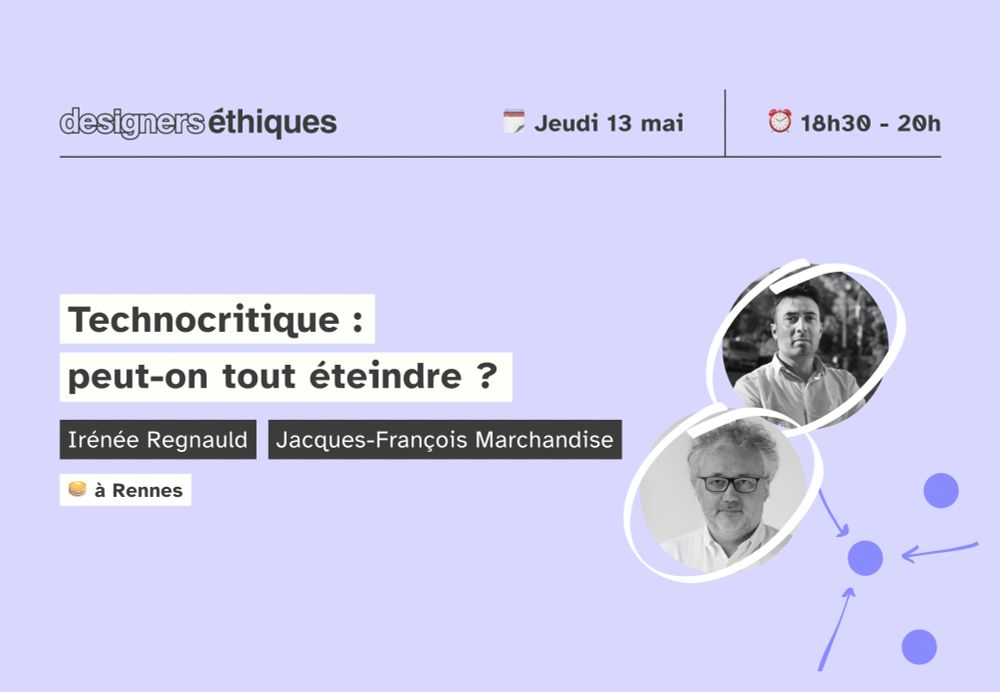 Technocritique peut-on tout éteindre ? Conférence à Rennes le 13 mai à 18 h 30 à l'Éclozr