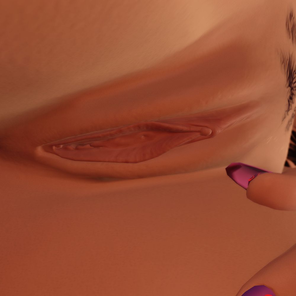 A close-up of Frin's pussy