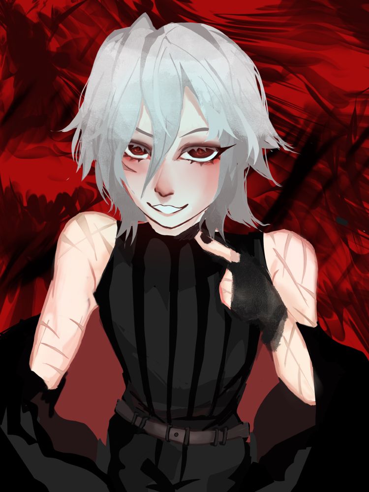 A fanart of Daiki, an oc by @ xiaostoastyeggs.bsky.social