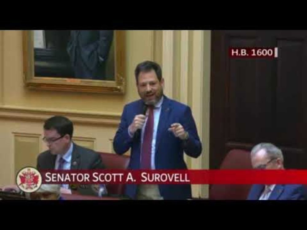 Sen. Surovell supporting Federal Workers on Senate Floor