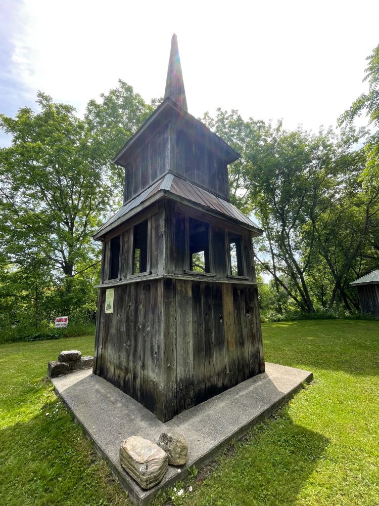 The alcove from a barn. 