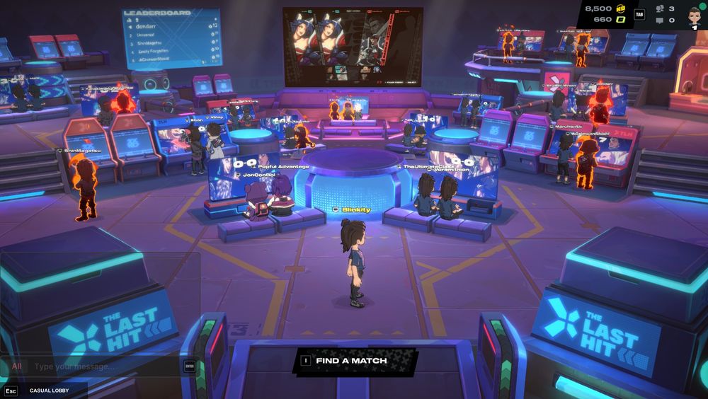 2XKO's lobby in Alpha Lab 2.