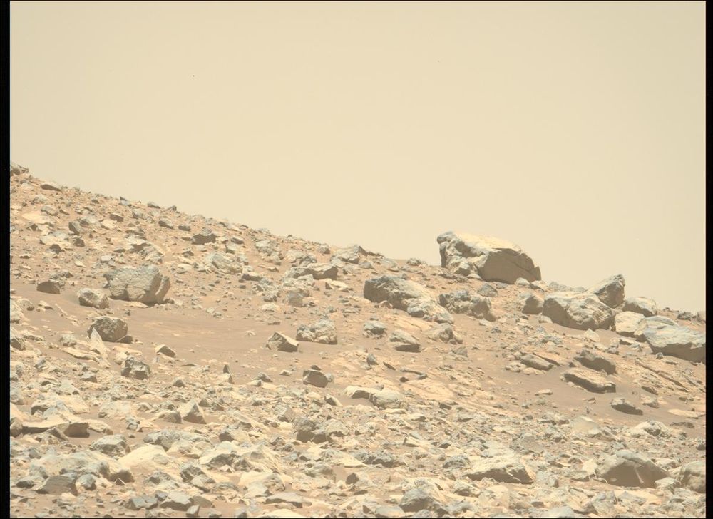 An image taken by the Perseverance rover on Mars