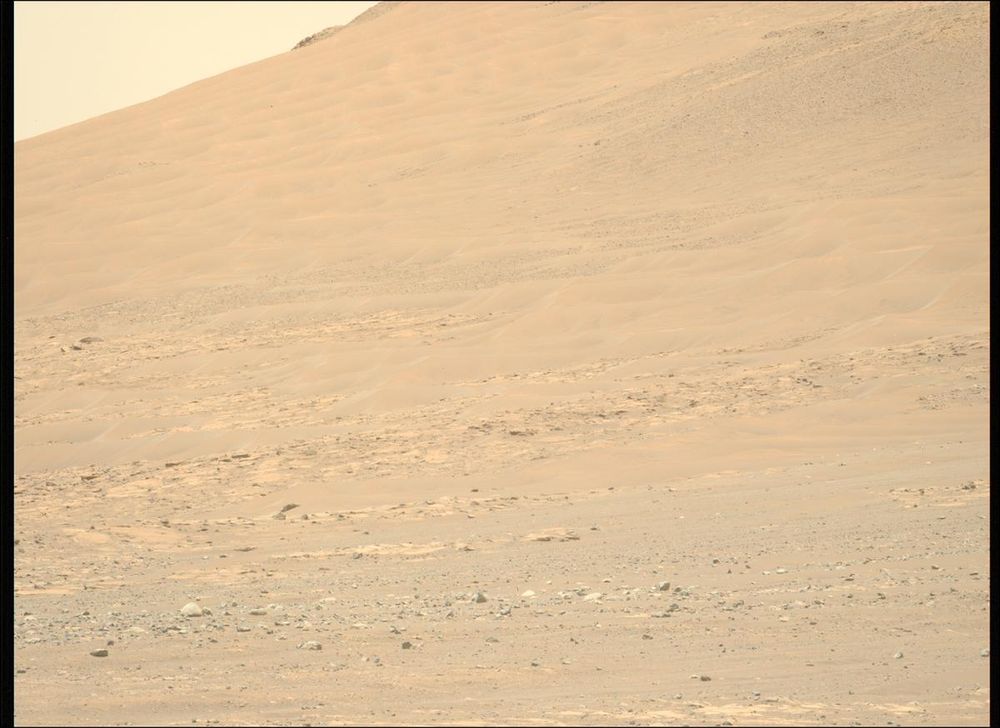 An image taken by the Perseverance rover on Mars