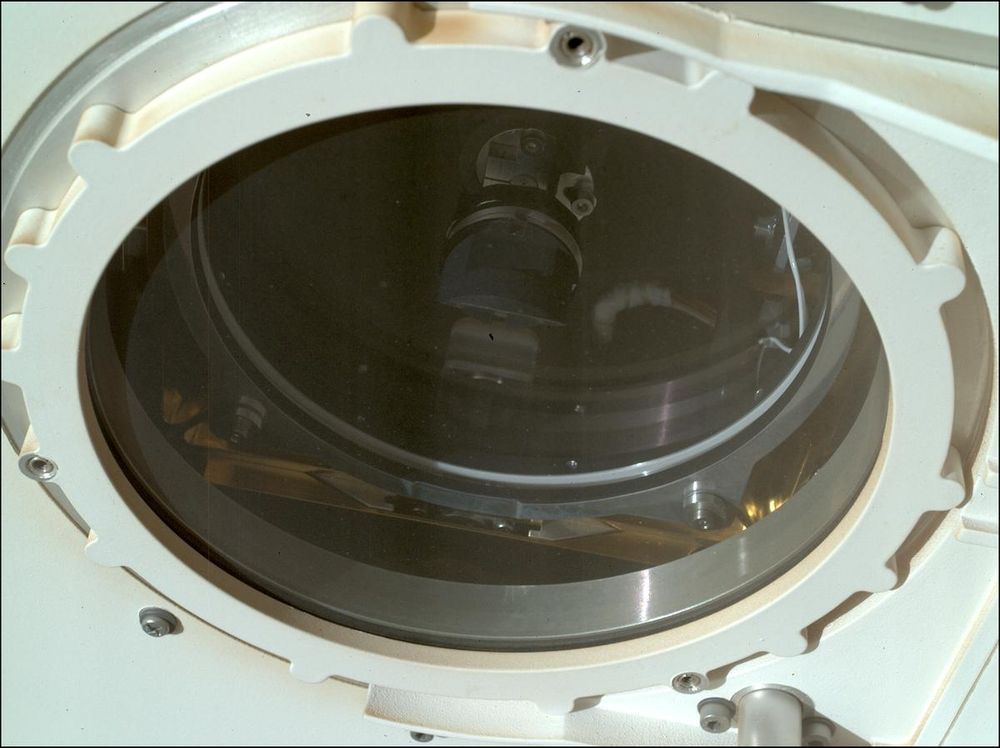 An image taken by the Perseverance rover on Mars