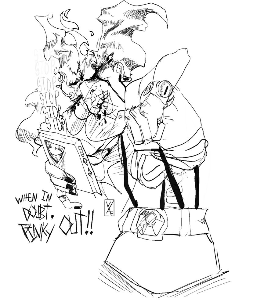 Random idea, some silly clown with an obsession for hurting his phone. What’s wrong with that guy.