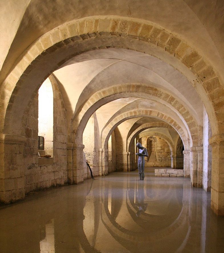 Crypt of Winchester Cathedral, constructed during Walkelin's time as Bishop