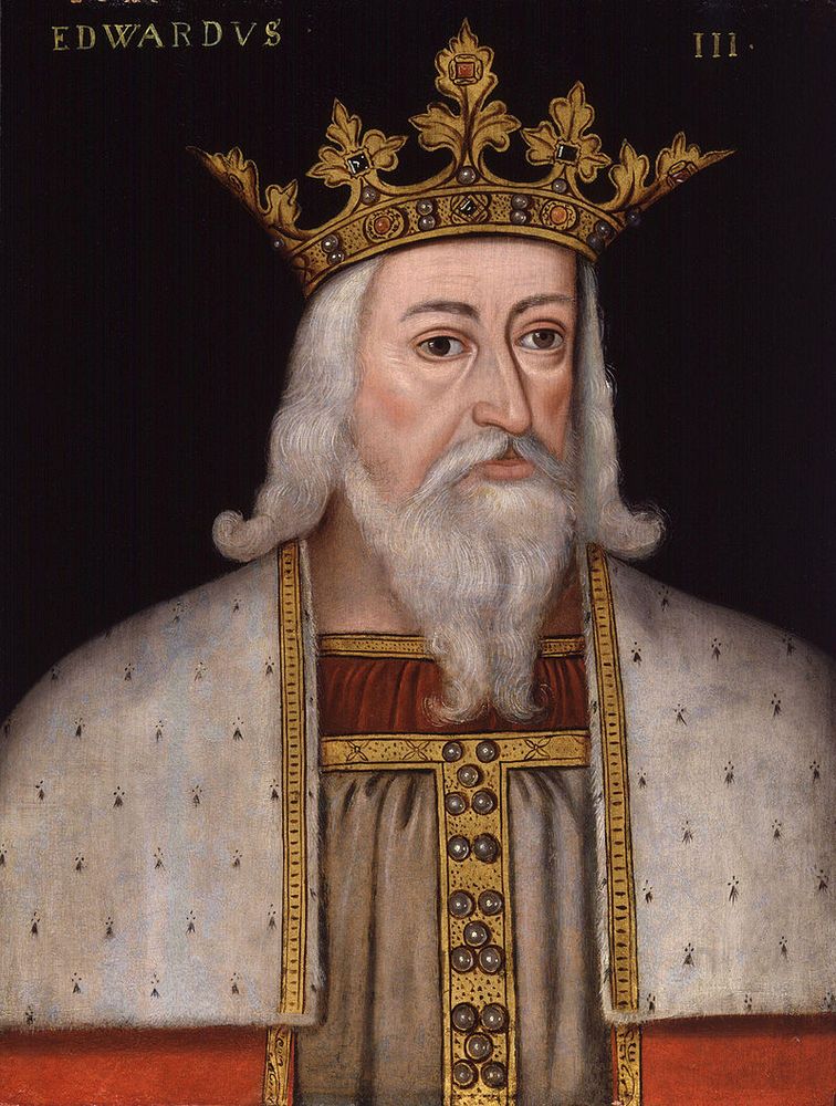 Edward III as he was depicted in the late 16th century