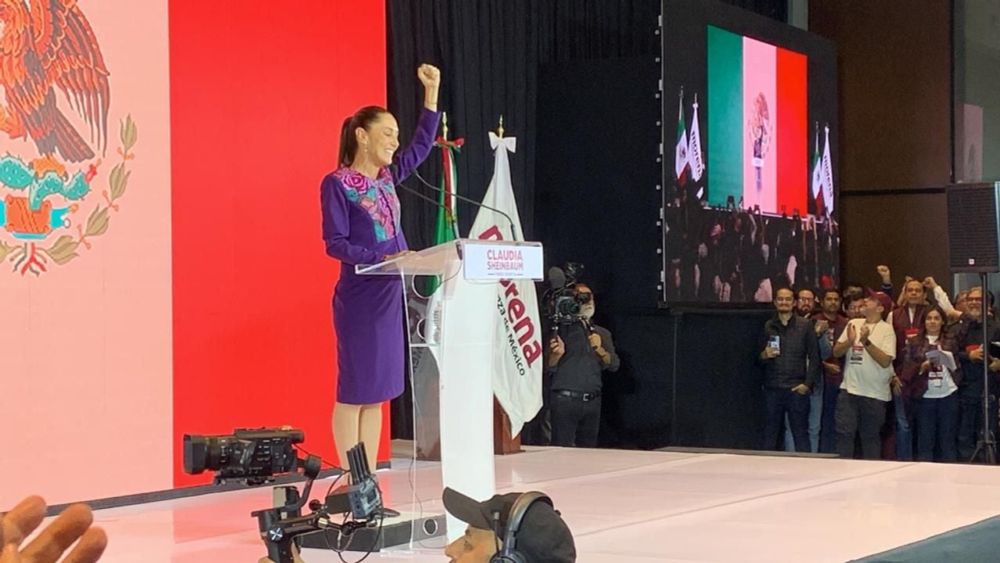 "Me convertiré en la primera mujer presidenta de México": Claudia Sheinbaum