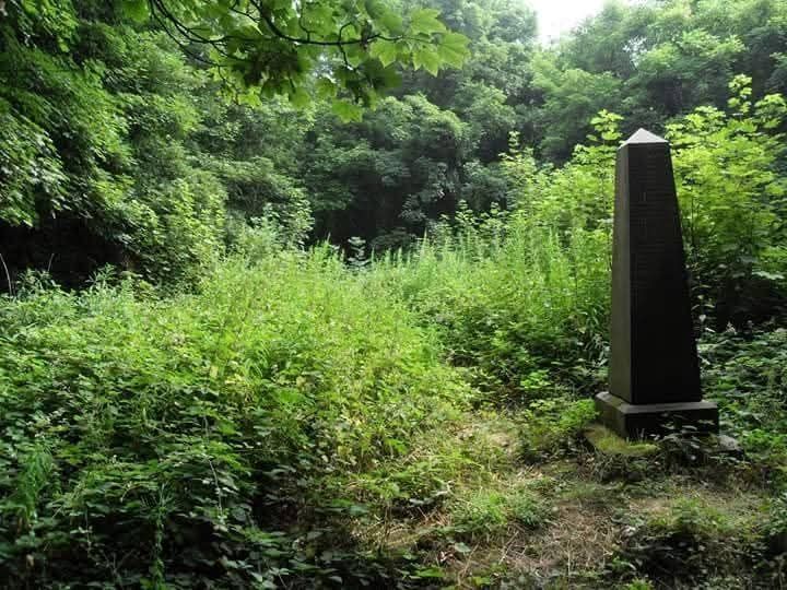 The chapel site was badly overgrown. We started clearing it in 2013. The chapel was demolished in the 1950s. The mound on which it stood has become a performance space and is where we hold our Remembrance Service.
