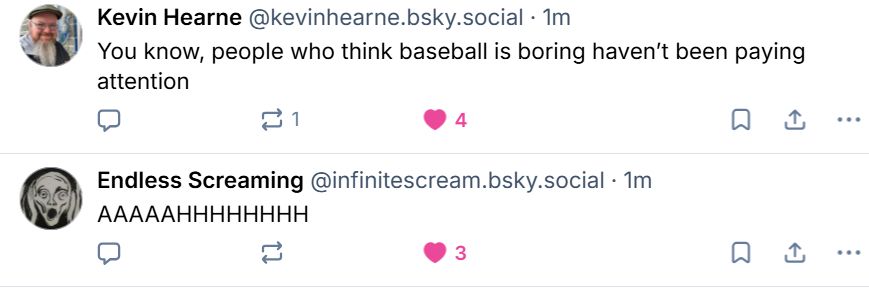 This post followed by an Endless Scream post