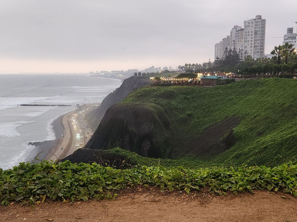 Miraflores Cliffs looking north, July 2025