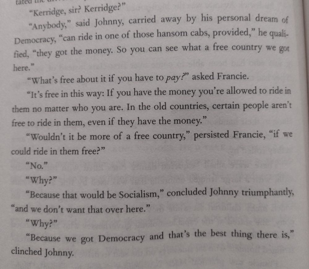 Picture of an excerpt from A Tree Grows in Brooklyn by Betty Smith, p. 190