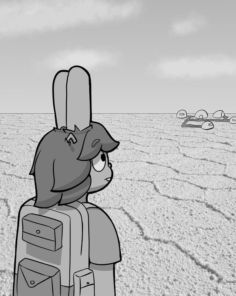 Día 12: remote 
Después de caminar un largo trecho, Garo vio una aldea a lo lejos. No sabía que habrían aldeas en un lugar tan remoto. Irá allí para reponer algunos recursos.