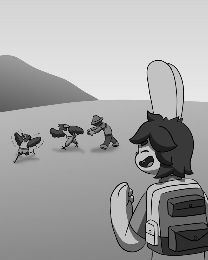 Día 25: Scarecrow
Garo vio por el campo a unos niños jugando. Uno estaba disfrazado de una antigua leyenda urbana, el espantapájaros creo que se llamaba, y perseguía a los otros niños.