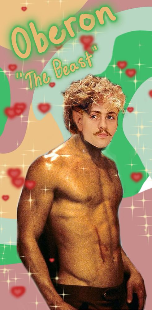 Crappily edited rendering of Oberon "the Beast", Mattías' new patron and biggest inspiration for his looks