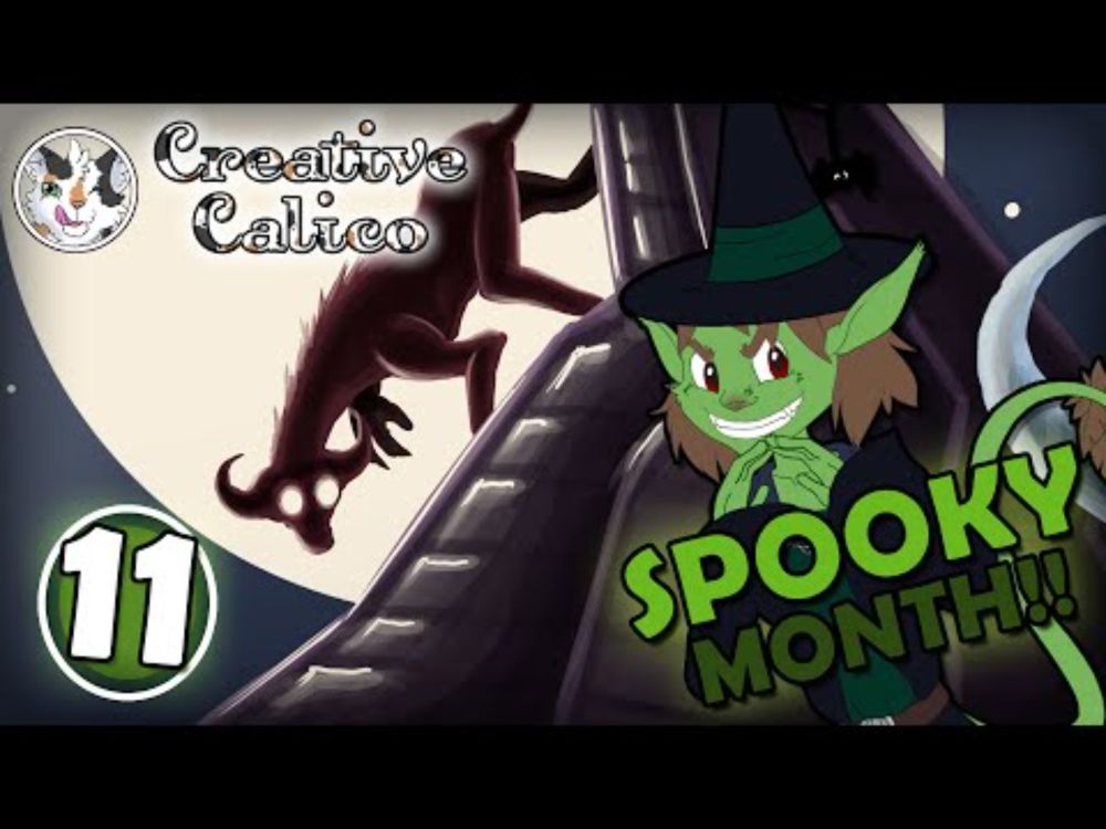 Spooky Month Day 11: The Witching Hour // Photoshop Speedpaint