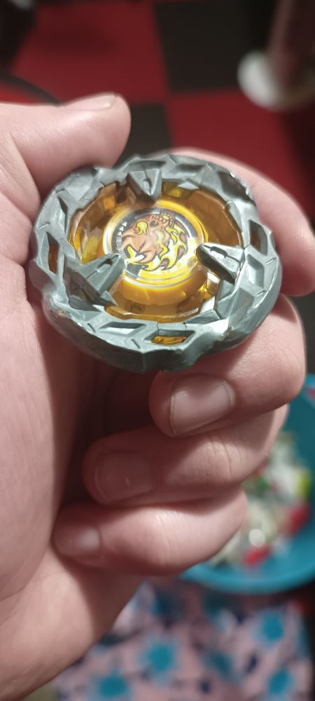 A different angle to show cracks