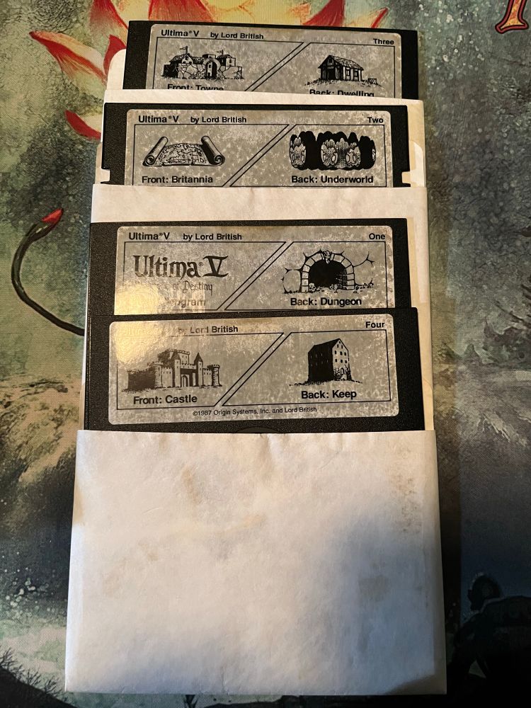 Ultima V floppies 