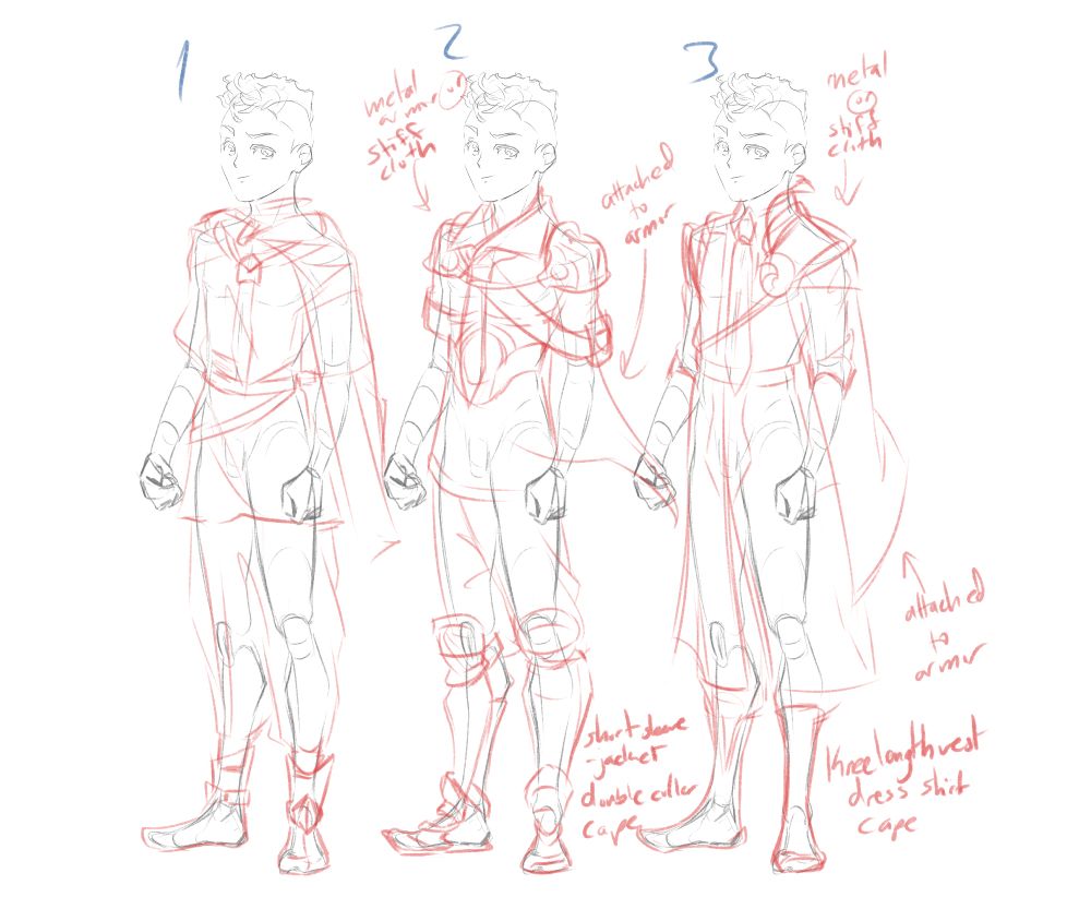 multiple character sketches for my OC Silver by Pennydoth