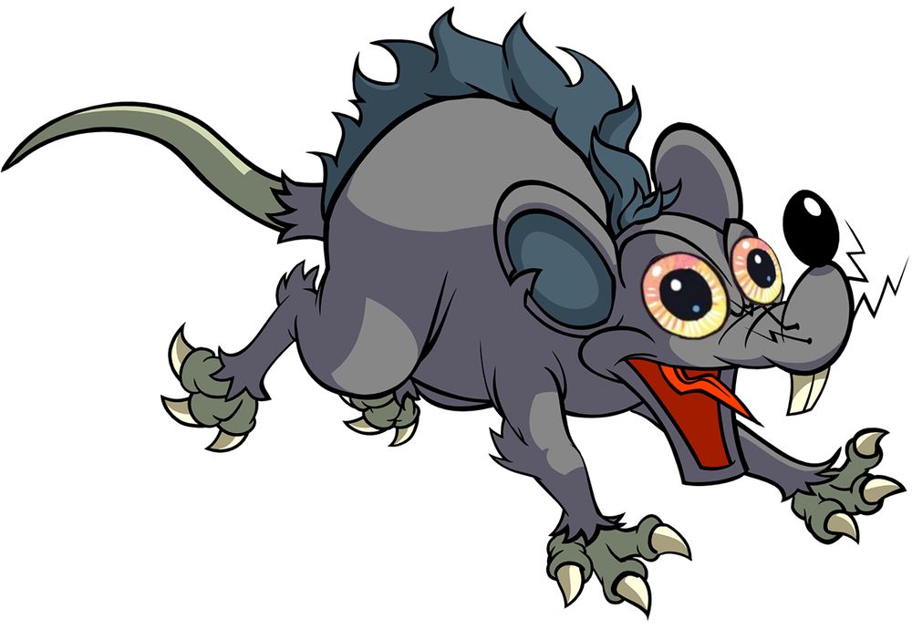 Image of the Giant Moon Rat from the video game DuckTales Remastered, photoshopped with the GDQ/FF Eye emote. A much needed update, indeed. Credit to Hallow for this wonderful creation!