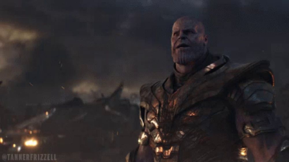 thanos from avengers endgame says that he doesn 't even know who you are