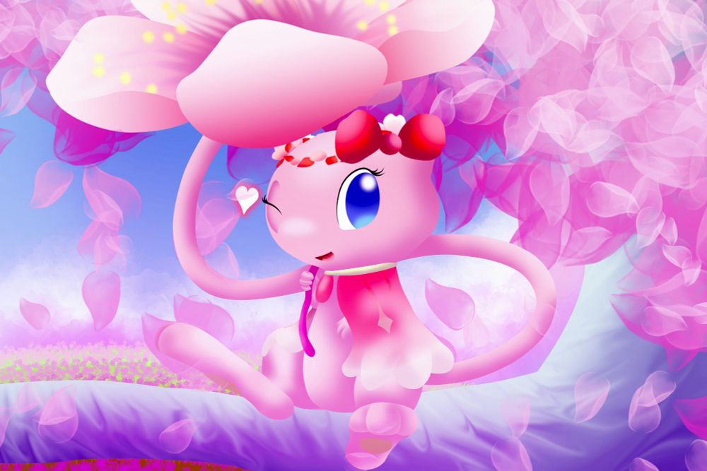 Deviantart drawing link: https://www.deviantart.com/theawesomemew/art/Bloom-loves-you-all-1234469942

I drew this drawing as an appreciation of all of your support you're giving to me for this profile; since the year 2020 that I started playing Sky Children of the light on Android and after some days I decided to learn drawing with the idea of doing Sky/Pokèmon collab fanarts (since I love these two games).

Of course I've started posting my drawing since 2022 because I wasn't ready and needed to adjust lots of thing and even after that year until now, I still have lot to learn.

Indeed for this drawing I started changing the colors for shadows and lights to make it better.

I'll do my best to keep up the good work.

Bloom and her friends love you all, hope you like it.