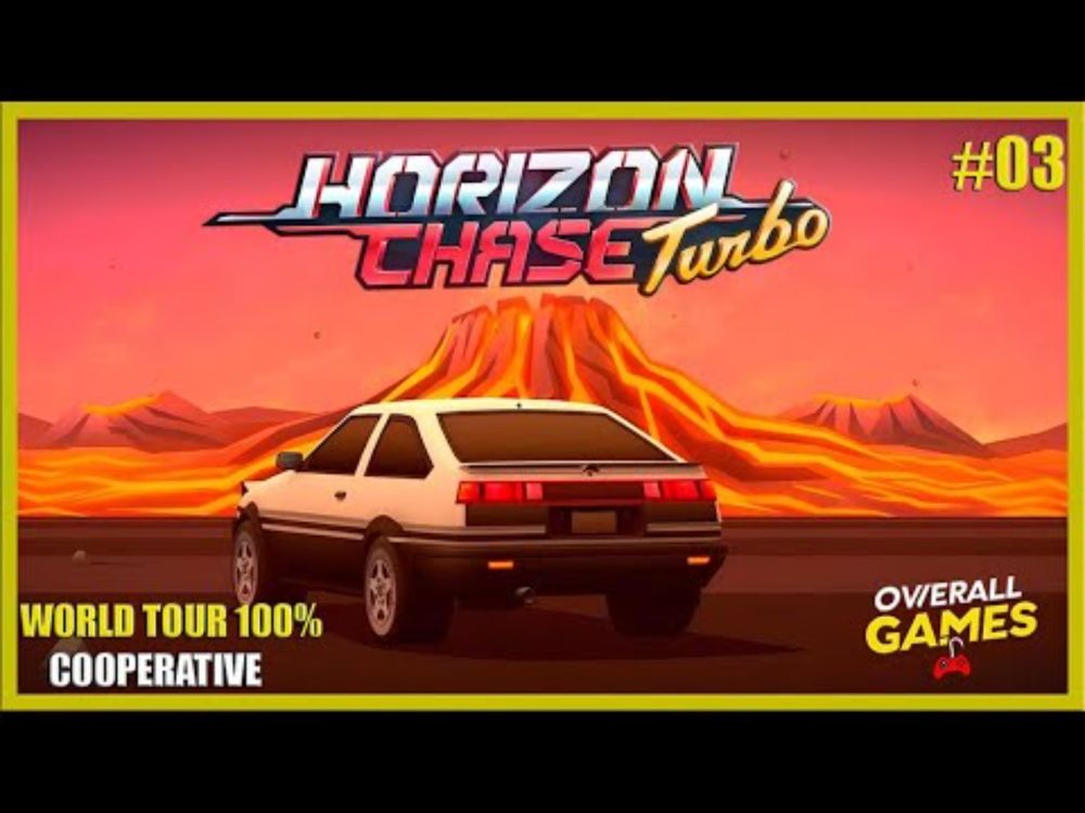 Horizon Chase Turbo - World Tour 100% #3/FINAL (Co-op)  | PC, PS4, Xbox, Switch, Android | Longplay